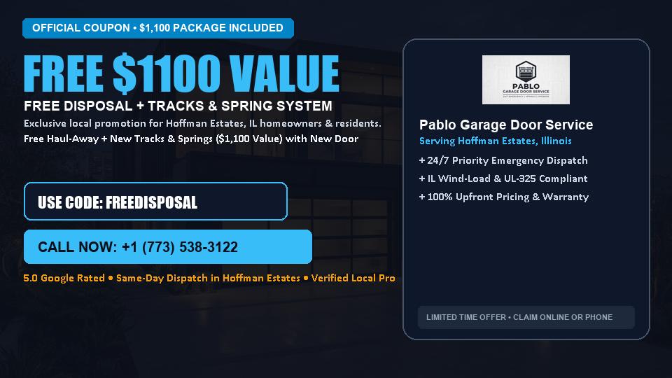 Pablo Garage Door Service FREE Haul-Away & Heavy-Duty Tracks with New Door